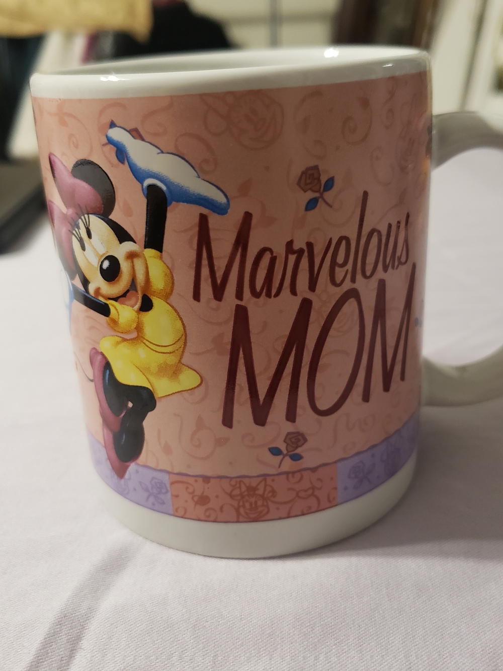 Giftco Marvelous Mom Minnie Mouse Ceramic Mug - Pink Mothers Day‎ Gift Disney